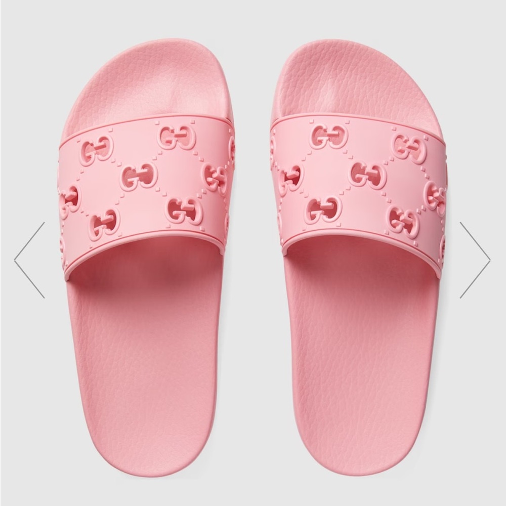 Gucci Pool Slides in pink 37